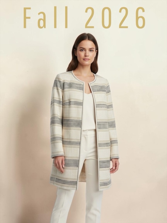Lafayette 148 New York Jackets & Blazers - Lafayette 148 New York Women’s Woven Striped Long Jacket/Coat | Size 6
